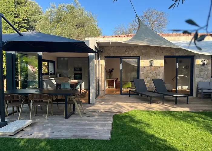 Villa Des Oliviers 5 Etoiles A Mougins Jacuzzi Et Jardin Prive